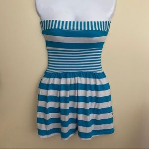 Stripe Fit & Flare dress